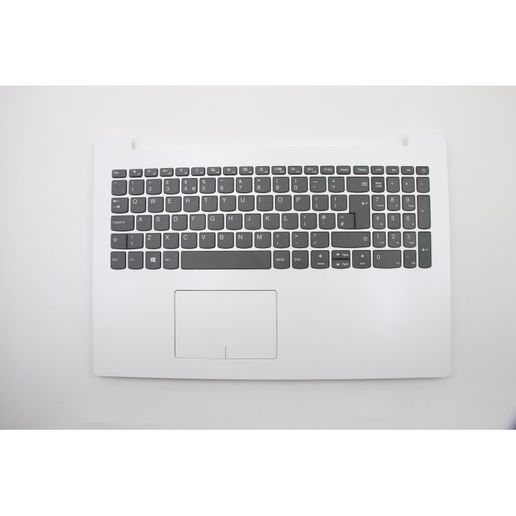 Lenovo 5CB0N86306 Palmrest Top Case con tastiera, Inglese Regno Unito, White, Senza_retroilluminazione