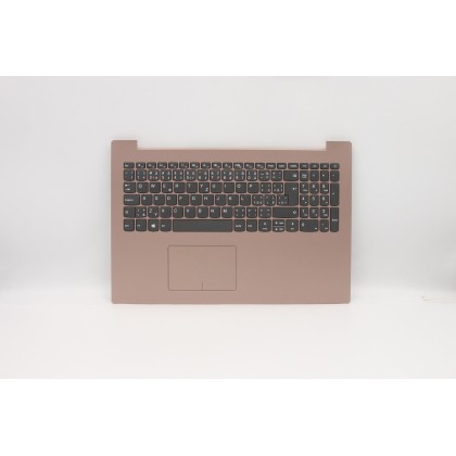 Lenovo 5CB0N86482 Palmrest Top Case con tastiera, Ceco/Slovacco, Red, Touchpad, UK