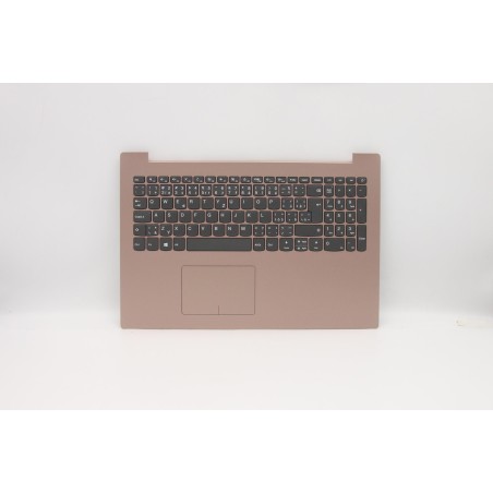 Lenovo 5CB0N86482 Palmrest Top Case con tastiera, Ceco/Slovacco, Red, Touchpad, UK