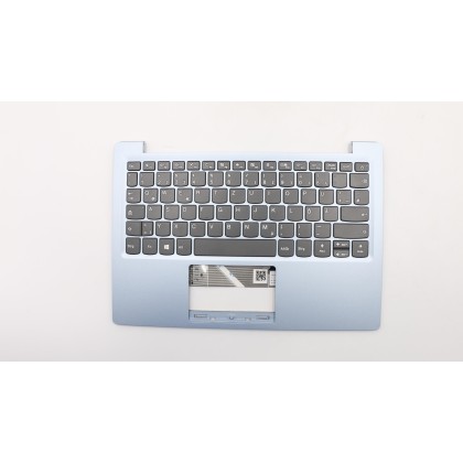 Lenovo 5CB0P23657 Palmrest Top Case con tastiera, Tedesco, Blu