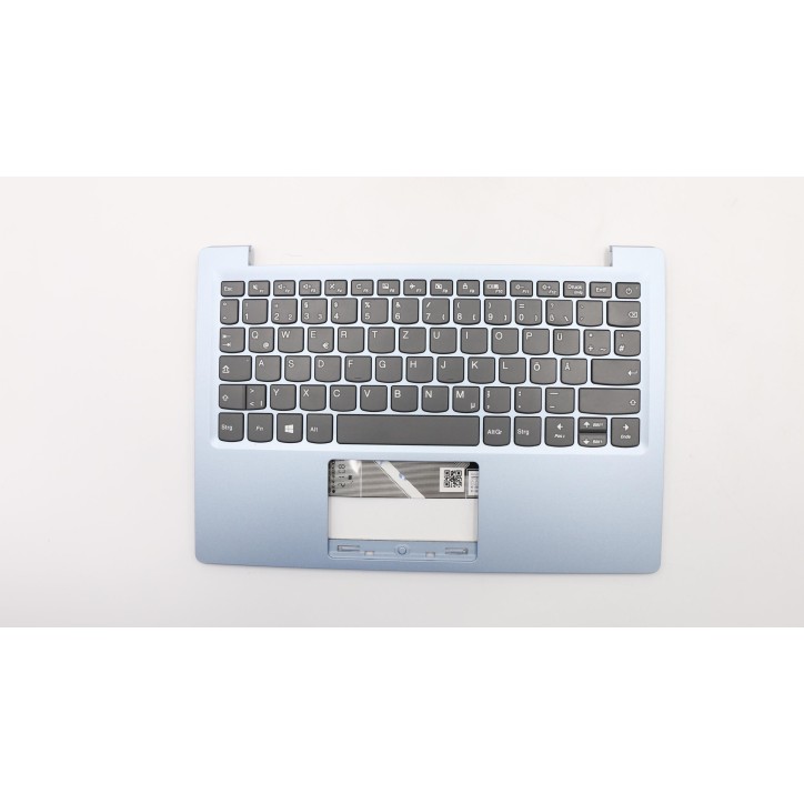 Lenovo 5CB0P23657 Palmrest Top Case con tastiera, Tedesco, Blu