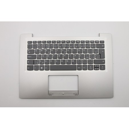 Lenovo 5CB0P23922 Palmrest Top Case con tastiera, Ceco/Slovacco, grigio, UK