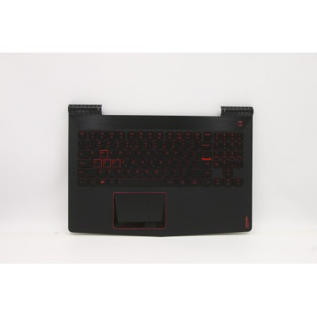 Lenovo 5CB0P24357 Palmrest Top Case con tastiera, Inglese (Stati Uniti/Europa), nero, Retroilluminazione