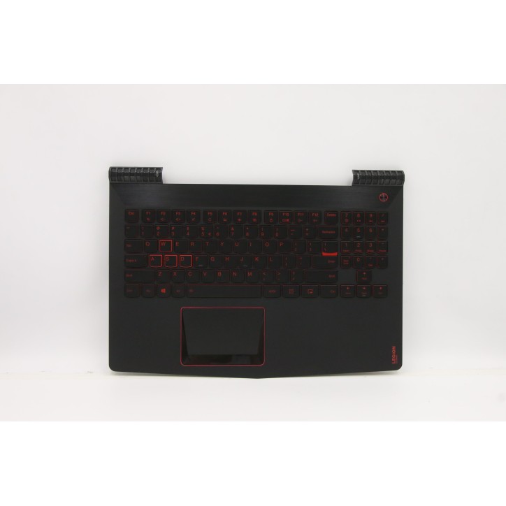 Lenovo 5CB0P24357 Palmrest Top Case con tastiera, Inglese (Stati Uniti/Europa), nero, Retroilluminazione