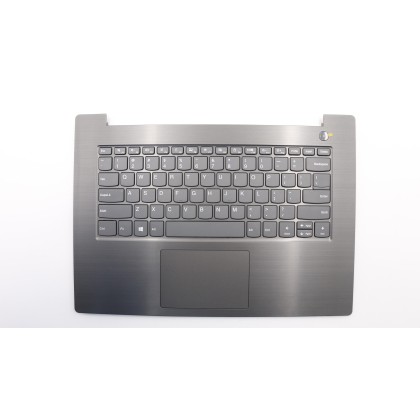 Lenovo 5CB0Q59829 Palmrest Top Case con tastiera, Inglese (Stati Uniti), Grigio ferro, Senza_retroilluminazione, Senza_lettore d