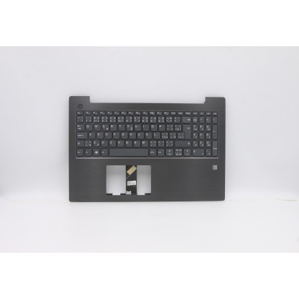 Lenovo 5CB0Q59957 Palmrest Top Case con tastiera, Ceco/Slovacco, grigio ferro, Senza retroilluminazione, UK