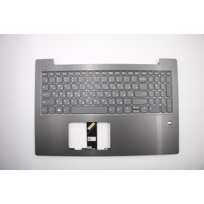 Lenovo 5CB0Q59975 Palmrest Top Case con tastiera, Russo, Grigio ferro, Senza_retroilluminazione