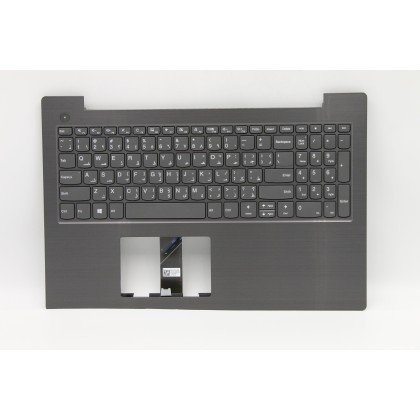 Lenovo 5CB0Q60152 Palmrest Top Case con tastiera, Arabo, grigio ferro, Senza retroilluminazione, Senza lettore di impronte digit