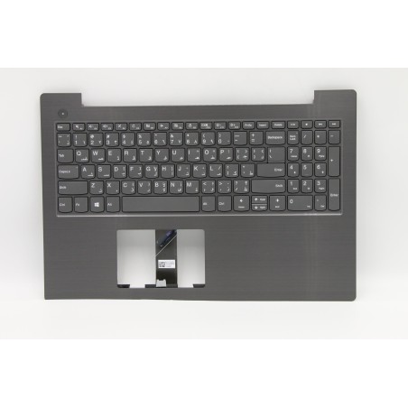 Lenovo 5CB0Q60152 Palmrest Top Case con tastiera, Arabo, grigio ferro, Senza retroilluminazione, Senza lettore di impronte digit