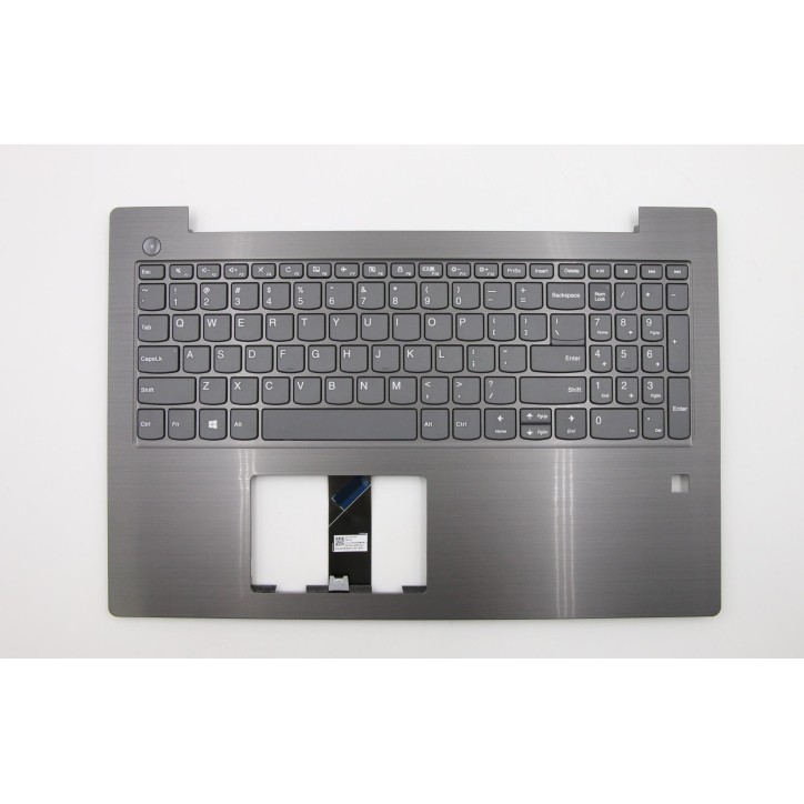 Lenovo 5CB0Q60195 Palmrest Top Case con tastiera, Inglese (Stati Uniti), Grigio ferro, Senza_retroilluminazione