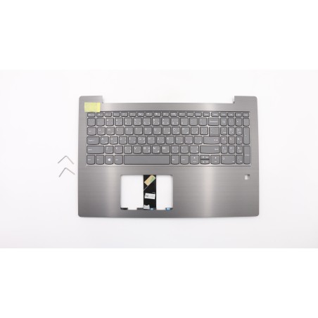 Lenovo 5CB0Q60203 Palmrest Top Case con tastiera, Arabo, grigio ferro, Senza retroilluminazione, US