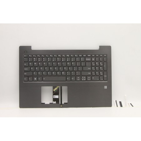 Lenovo 5CB0Q60242 Palmrest Top Case con tastiera, Inglese (Stati Uniti), Grigio ferro, Retroilluminazione