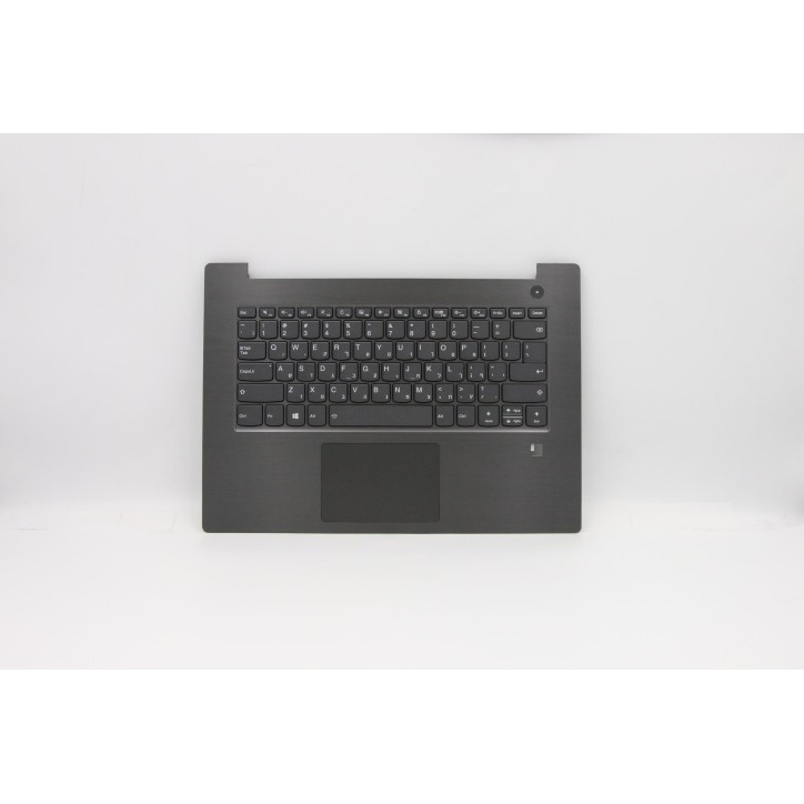 Lenovo 5CB0Q64353 Palmrest Top Case con tastiera, Ebraico, Grigio ferro, Retroilluminazione, Impronta digitale