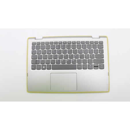 Lenovo 5CB0Q81333 C-Cover with keyboard, German, Non-Backlight, UK