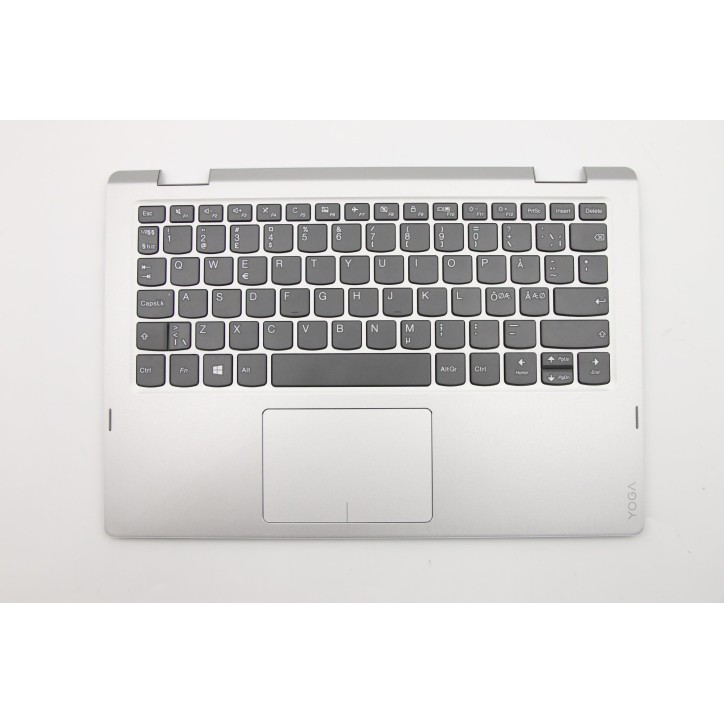 Lenovo 5CB0Q81343 Palmrest Top Case con tastiera, Lingue scandinave