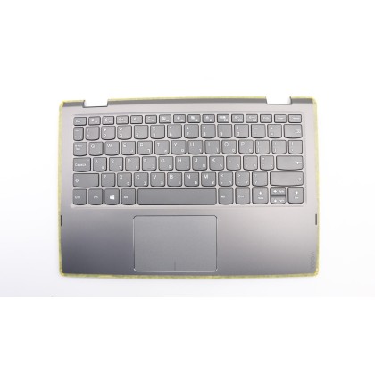 Lenovo 5CB0Q81411 Palmrest Top Case con tastiera, Ebraico, Nero onice