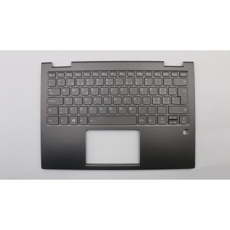 Lenovo 5CB0Q95813 Palmrest Top Case con tastiera, Svizzera, Grigio ferro, Retroilluminazione