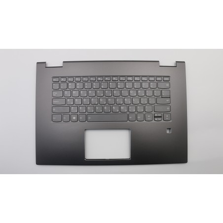 Lenovo 5CB0Q96429 Palmrest Top Case con tastiera, Ebraico, Grigio ferro, Retroilluminazione