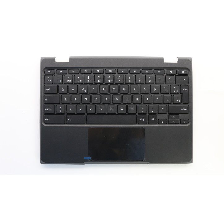Lenovo 5CB0R07025 C-Cover with keyboard, Spanish, Black, Non-Backlight, UK