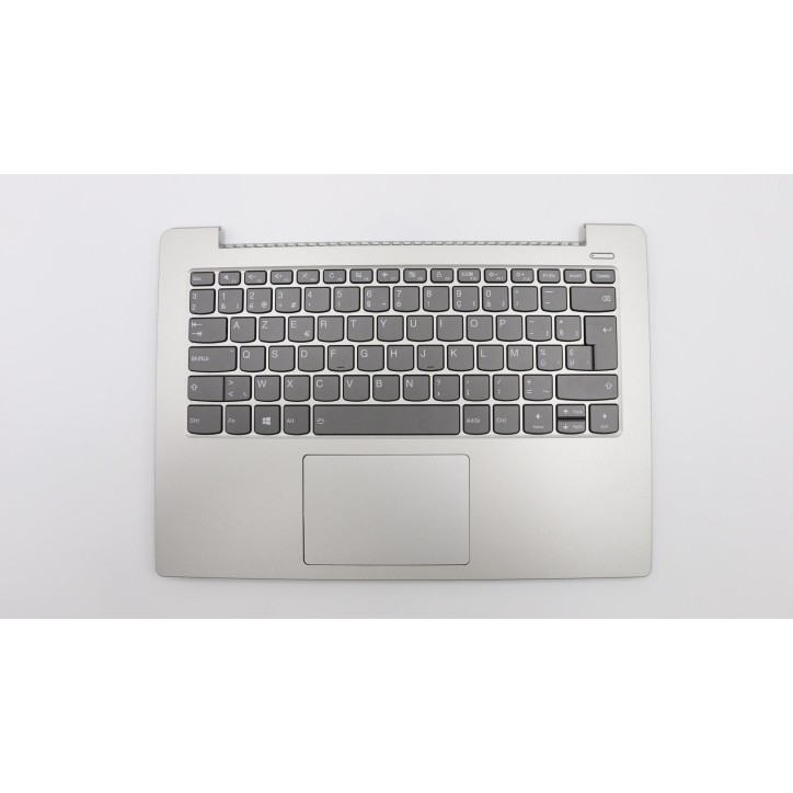 Lenovo 5CB0R07587 Palmrest Top Case con tastiera, Belga, Grigio platino, Retroilluminazione, UK