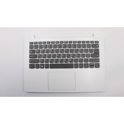 Lenovo 5CB0R07608 Palmrest Top Case con tastiera, Ebraico, Bianco neve, Senza_retroilluminazione