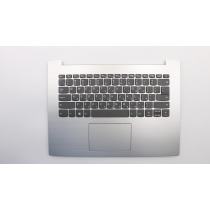 Lenovo 5CB0R13863 Palmrest Top Case con tastiera, Ebraico, Grigio platino