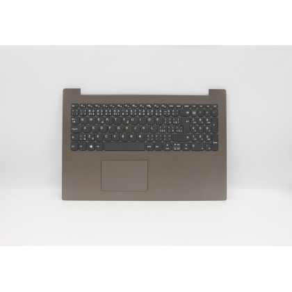Lenovo 5CB0R16538 Palmrest Top Case con tastiera, Ceco/Slovacco, Touchpad, UK