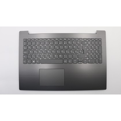 Lenovo 5CB0R16678 Palmrest Top Case con tastiera, Ungherese, Grigio ferro, Touchpad