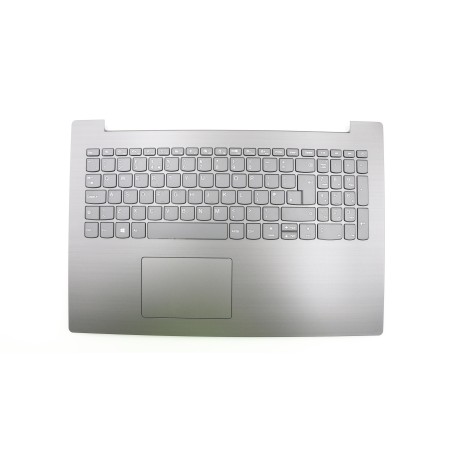 Lenovo 5CB0R16723 Palmrest Top Case con tastiera, Inglese Regno Unito, Grigio ferro, Senza_retroilluminazione