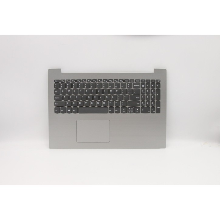 Lenovo 5CB0R26496 Palmrest Top Case con tastiera, Inglese, Grigio platino, Touchpad