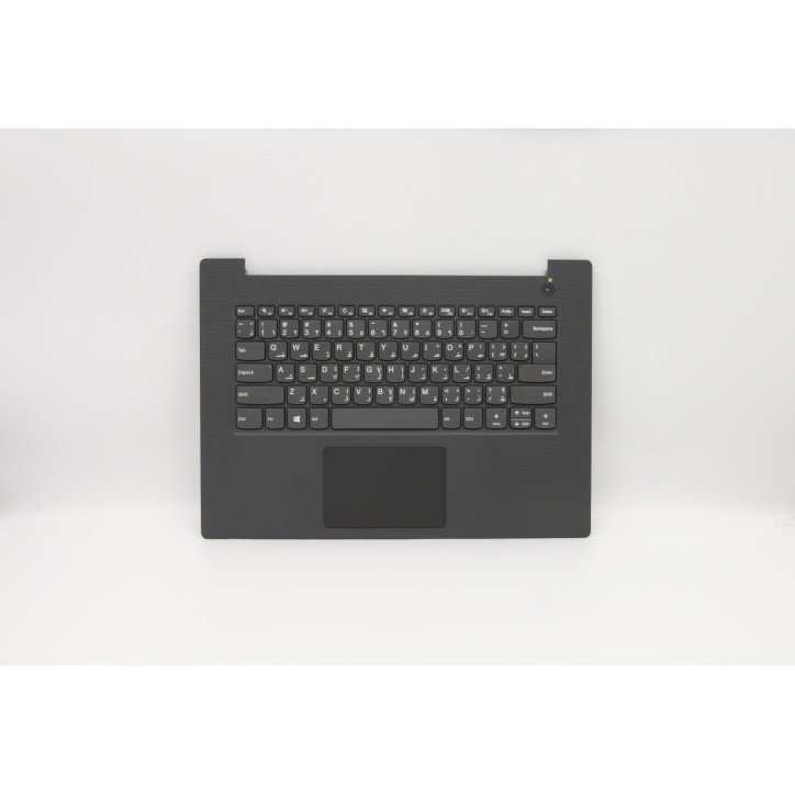 Lenovo 5CB0R34925 Palmrest Top Case con tastiera, Arabo, grigio ferro, Senza retroilluminazione, Senza lettore di impronte digit
