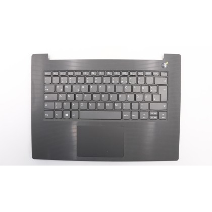 Lenovo 5CB0R39228 Palmrest Top Case con tastiera, Tedesco, Grigio ferro, Senza_retroilluminazione, Senza_lettore di impronte dig