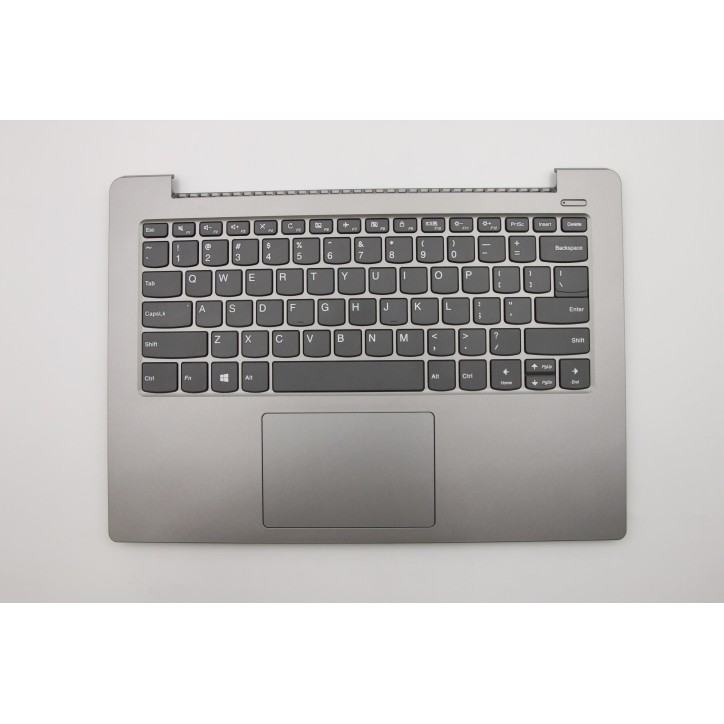Lenovo 5CB0R57292 Palmrest Top Case con tastiera, Inglese (Stati Uniti), Grigio minerale, Senza_retroilluminazione