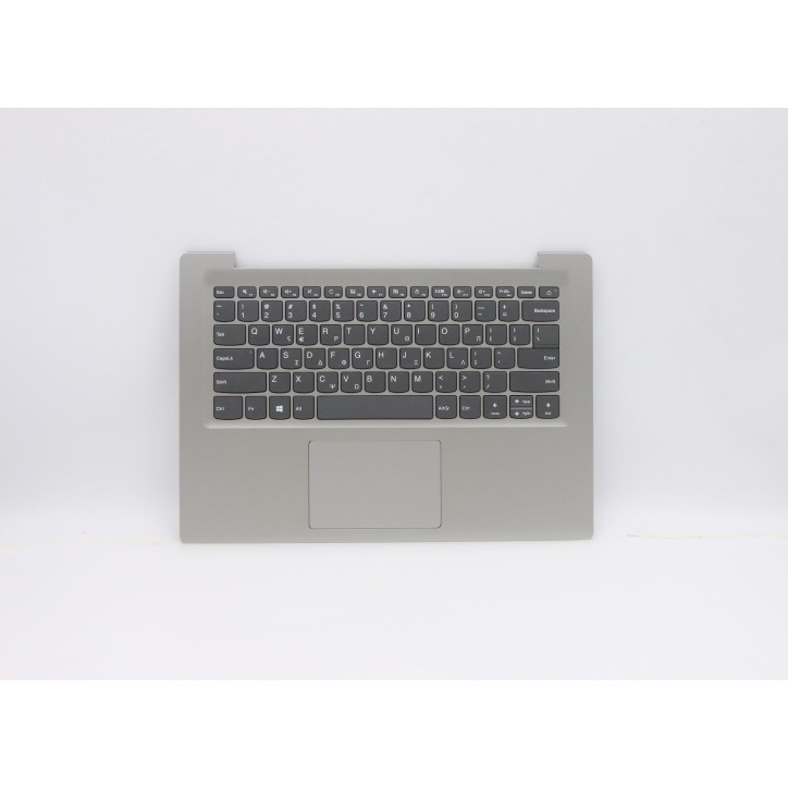 Lenovo 5CB0R61068 Palmrest Top Case con tastiera, Greco, Grigio minerale