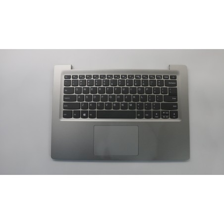 Lenovo 5CB0R61299 Palmrest Top Case con tastiera, Inglese (Stati Uniti), Grigio minerale, Senza_retroilluminazione