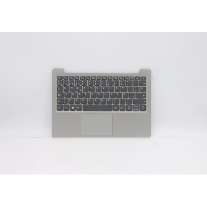 Lenovo 5CB0R61318 C-Cover with keyboard, Spanish, Mineral Grey, Non-Backlight, UK