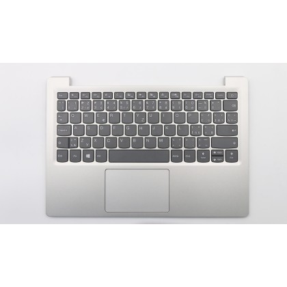 Lenovo 5CB0R61324 Palmrest Top Case con tastiera, Ceco/Slovacco, Grigio minerale, UK