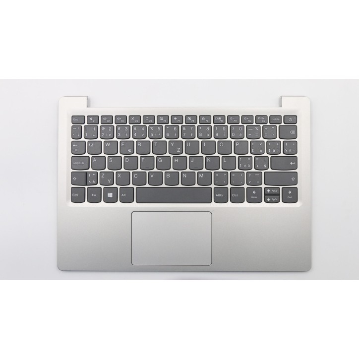 Lenovo 5CB0R61324 Palmrest Top Case con tastiera, Ceco/Slovacco, Grigio minerale, UK