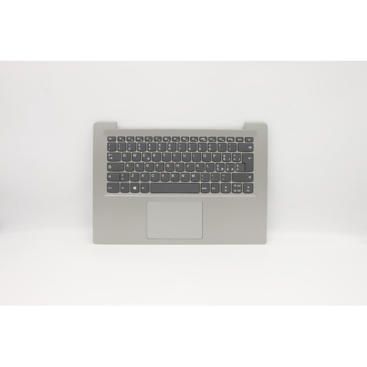 Lenovo 5CB0R61445 Palmrest Top Case con tastiera, Italiano, Grigio minerale