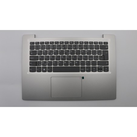 Lenovo 5CB0R61492 Palmrest Top Case con tastiera, Ceco/Slovacco, Grigio minerale, UK