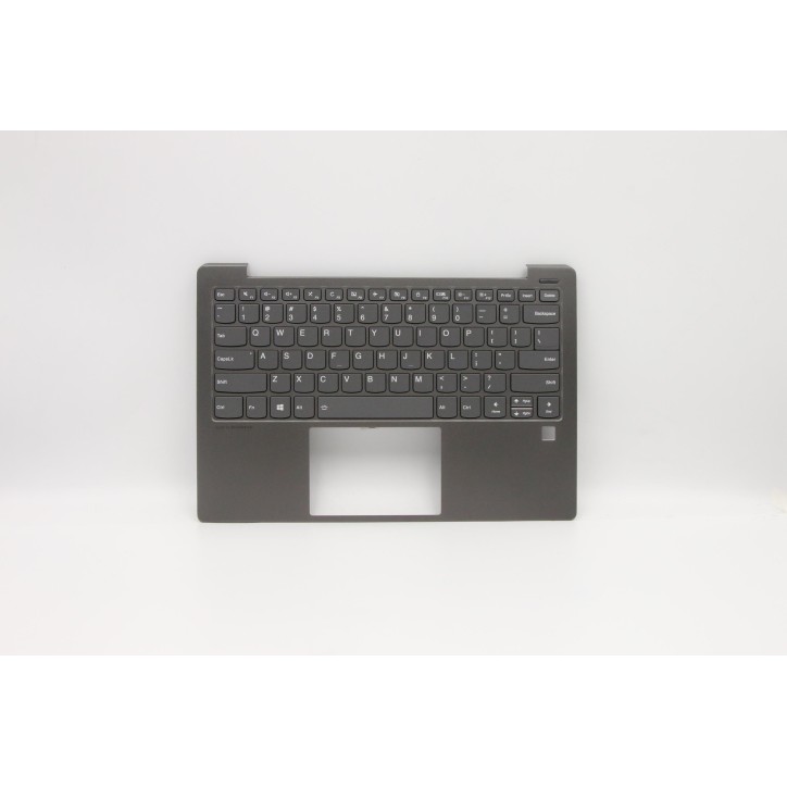 Lenovo 5CB0S15957 Palmrest Top Case con tastiera, Inglese (Stati Uniti), Nero, Retroilluminazione, Impronta digitale