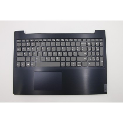 Lenovo 5CB0S16593 Palmrest Top Case con tastiera, Inglese (Stati Uniti), Blu scuro, Senza_retroilluminazione
