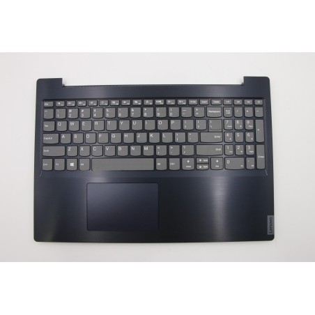 Lenovo 5CB0S16593 Palmrest Top Case con tastiera, Inglese (Stati Uniti), Blu scuro, Senza_retroilluminazione