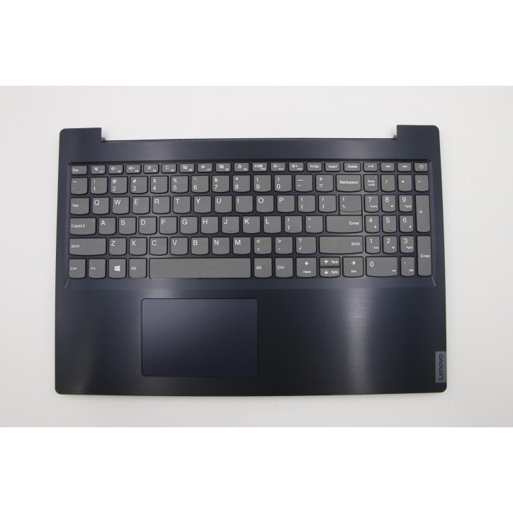 Lenovo 5CB0S16593 Palmrest Top Case con tastiera, Inglese (Stati Uniti), Blu scuro, Senza_retroilluminazione