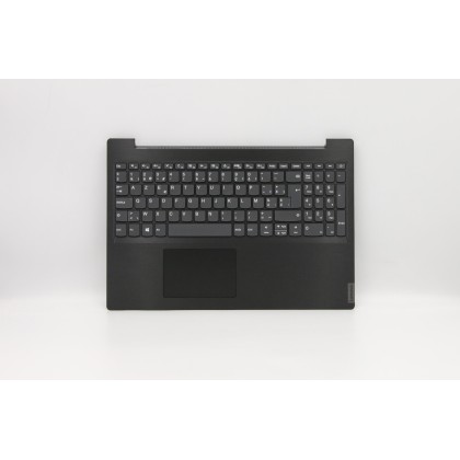 Lenovo 5CB0S16629 Palmrest Top Case con tastiera, Belga, nero, Senza retroilluminazione, UK