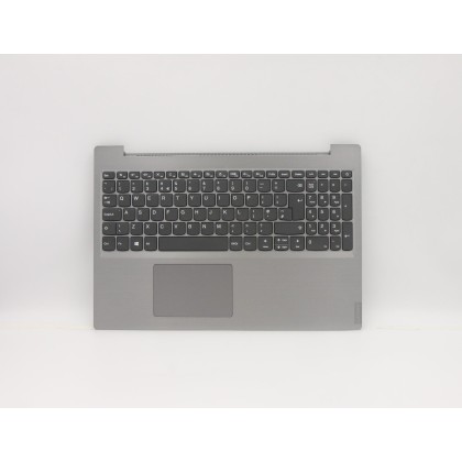 Lenovo 5CB0S16651 Palmrest Top Case con tastiera, Inglese Regno Unito, Grigio platino