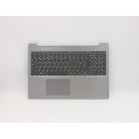 Lenovo 5CB0S16651 Palmrest Top Case con tastiera, Inglese Regno Unito, Grigio platino