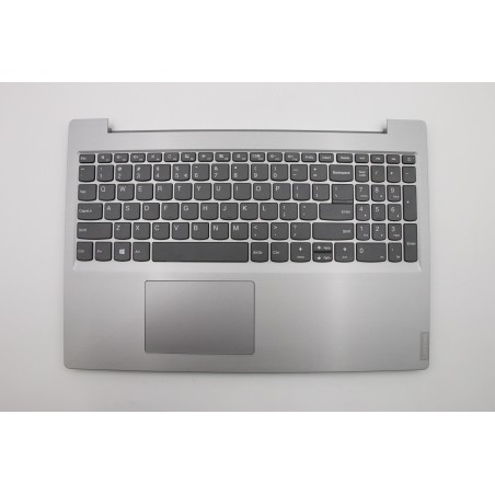 Lenovo 5CB0S16652 Palmrest Top Case con tastiera, Inglese (Stati Uniti/Europa), Grigio platino, Senza_retroilluminazione