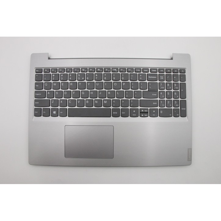 Lenovo 5CB0S16652 Palmrest Top Case con tastiera, Inglese (Stati Uniti/Europa), Grigio platino, Senza_retroilluminazione