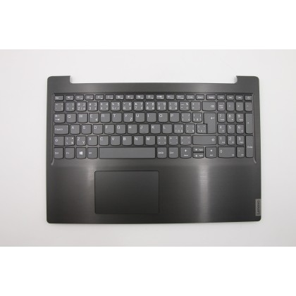 Lenovo 5CB0S16910 Palmrest Top Case con tastiera, Ceco, nero, Senza retroilluminazione, UK